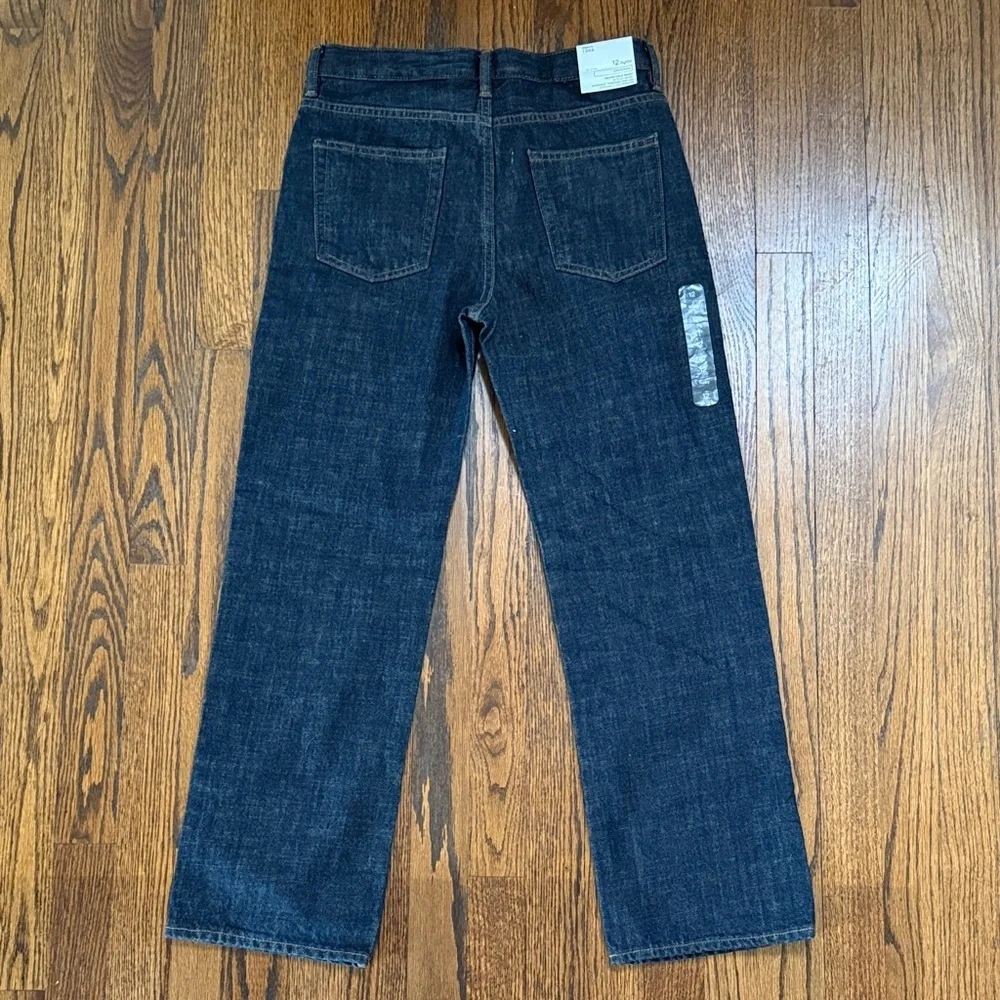 GAP Kids 1969 Boys 12 Husky Dark Blue Jeans Straight
